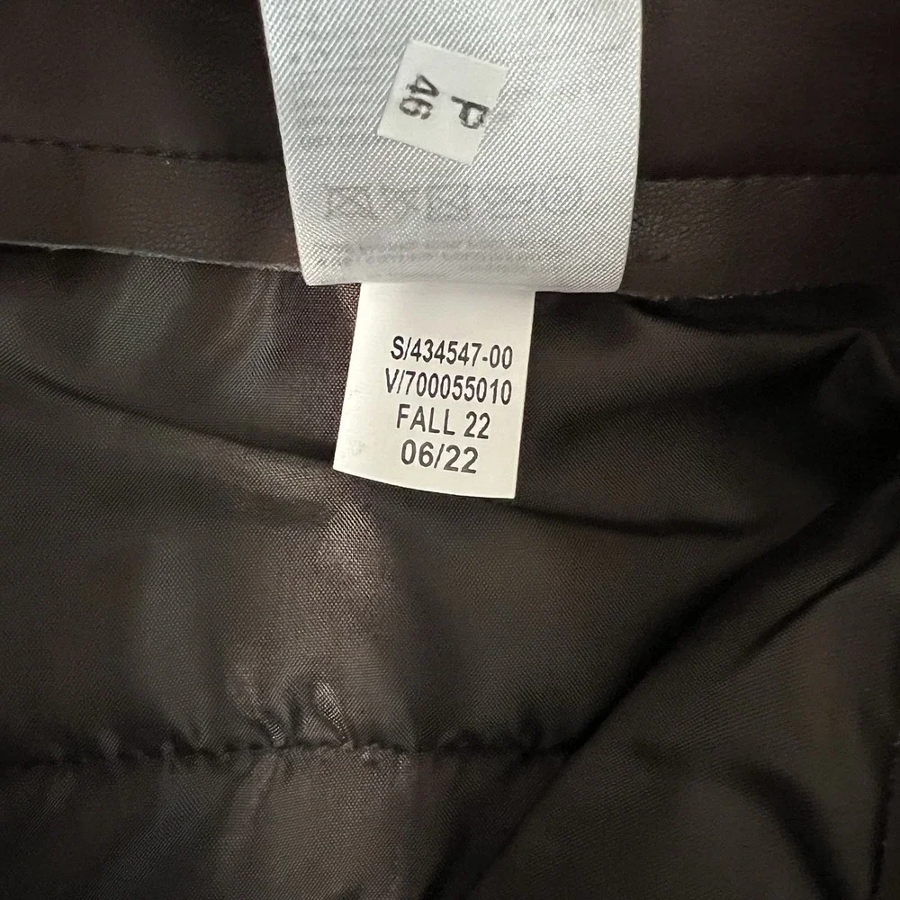 Banana Republic Women's 8 Faux Vegan Leather Shorts Chocolate Brown High‎ Rise